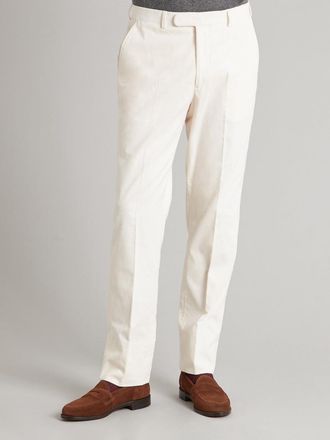 Oliver Brown Needlecord Trousers - Cream