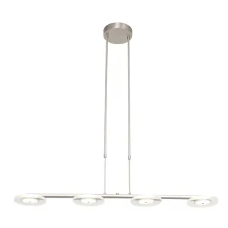 Steinhauer Steinhauer - L&aacute;mpara Colgante - Turound - Acero - Vidrio Metal