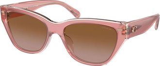 Coach HC8370F CH660 Asian Fit 574313 Womens Sunglasses Pink Size 56