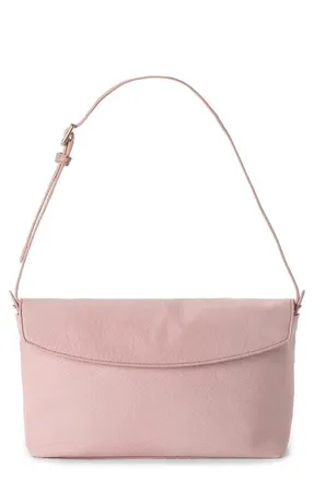 Brahmin Kalina Leather Clutch in Blush at Nordstrom