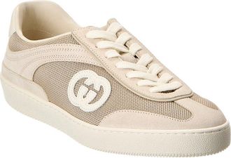 Gucci G75 Canvas & Suede Sneaker