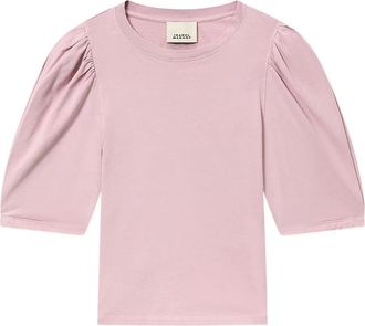 Isabel Marant T-shirt Maeliss con maniche a palloncino - Rosa