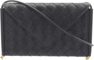 Bottega Veneta 2020s Intrecciato telefoonhoesje - Zwart