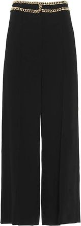 Moschino Wide Broeken - Dames - Wijde Broeken - Zwart - M - Broeken