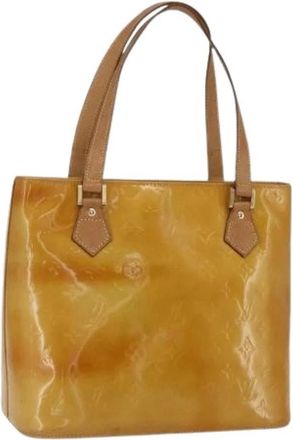 Louis Vuitton Pre-owned Tote Bag - Dames - Vintage Shopper - Beige - ONE Size - Leer - Vintage