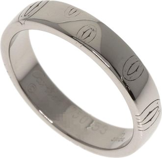 Cartier Happy Birthday White Gold (18K) Band Ring (Pre-Owned)