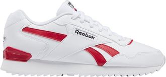 Reebok Unisex Glide Ripple Clip Sneaker, Footwear White/Flash Red/Core Black, 10.5