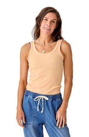 Carve Designs Ever Rib Tank in Apricot at Nordstrom, Size Xx-Small Au