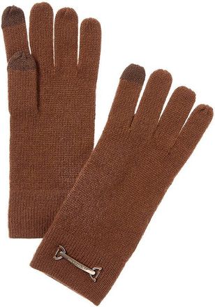 Bruno Magli Horsebit Knit Cashmere Gloves