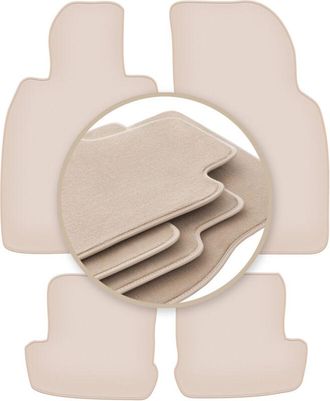 OEM Alfombrillas Beige Premium Para Porsche 911 (tipo 991) Coup&eacute;, Targa, Cabrio 2010-2019