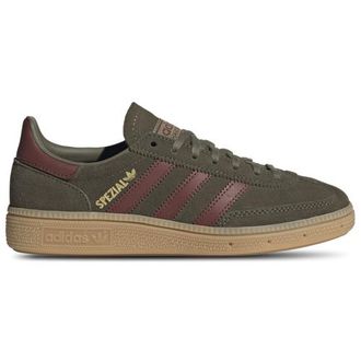 adidas Kids Originals Handball Spezial - Boys Grade School Shoes Fox/Cream/Focus Olive Size 04.5