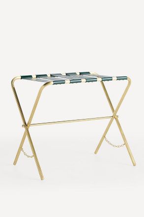 Anthropologie Blair Brass Luggage Rack