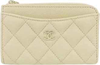 Chanel Pre-owned Card Case - - Pre-owned - Donna - Beige - ONE SIZE