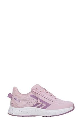 Billy Footwear Sport Inclusion DZ1 Double Zip Sneaker in Mauve/White/Plum at Nordstrom, Size 7.5
