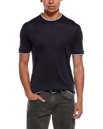 Brunello Cucinelli Silk-Blend T-Shirt