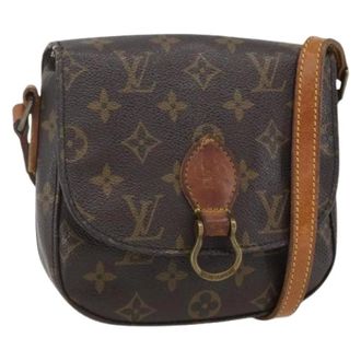 Louis Vuitton Pre-owned Vintage Canvas Crossbody Tas - Dames - Pre-owned - Bruin - Maat: ONE Size