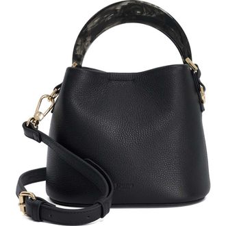 Dune London Dharla Leather Top Handle Bag in Black at Nordstrom