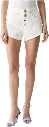 Vicolo Short Shorts - Dames - Denim shorts - Beige - M - Katoen - Korte Broeken
