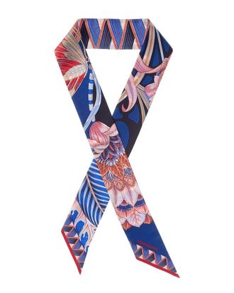 Ferragamo Butterflies Print Silk Scarf