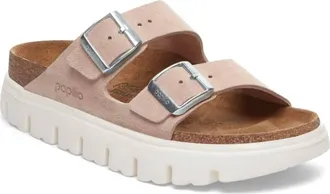 Birkenstock Womens Arizona Chunky Sandal - Narrow In Light Rose