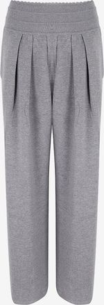 Molli Weite Strick-Bundfaltenhose Lauren2