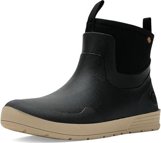 Bogs Rockaway Seamless Chelsea Womens Rain Boots Black : 11 M, Rubber