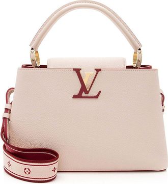 Louis Vuitton Pink Taurillon Capucines Pm (Authentic Pre-Loved)