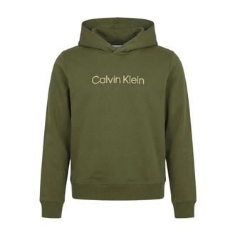 Calvin Klein Hooded Sweatshirt - male - Calvin Klein - Kids Sweatshirts - Green - 12 Y - Kids