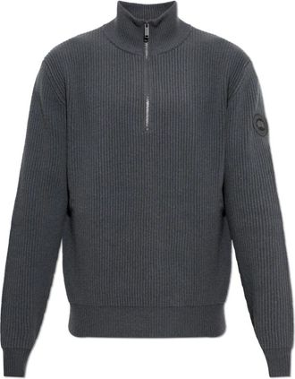 Canada Goose Mckinney Sweater - Heren - Coltruien - Grijs - XL - Wol - Truien & Vesten