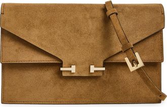 Tom Ford Mini Aube Suede Shoulder Bag in Whisky at Nordstrom