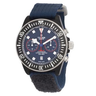 Tudor Pre-owned Tudor Pelagos Chronograph Automatic Chronometer Blue Dial Mens Watch M25807KN-0001