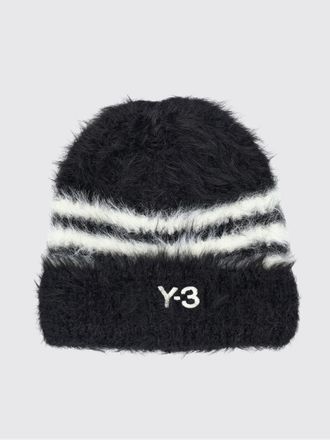 Yohji Yamamoto Striped Recycled Polyester Bucket Hat with Logo