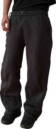 Generic Mens Casual Pants Drawstring Elastic Waist Relaxed fit Jogger Yoga Pants with Pockets Black