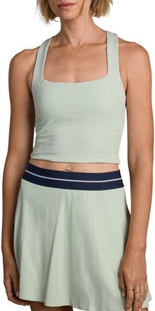Rhone Lightspeed Court Longline Bra in Cool Mint at Nordstrom, Size Xx-Large