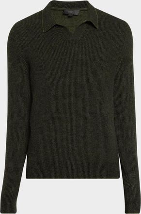 Vince Men & apos;s Boiled Cashmere Thermal Sweater