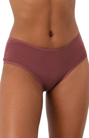 Pact Everyday Mid Rise Hipster 5-Pack Made With Organic Cotton in Everyday Lakeside Lilies at Nordstrom, Size X-Small