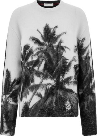 Ferragamo Maglione con stampa - Bianco