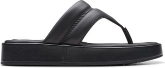 Clarks Womens Alda Walk Sandal, Black Leather, 5.5 UK