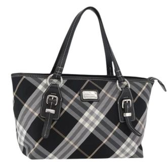 Burberry Pre-owned Shoulder Bags, female, Multicolor, Size: ONE SIZE Pre-owned Vintage Nylon Tote Bag