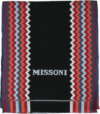 Missoni Wool Scarf - Black/Grey