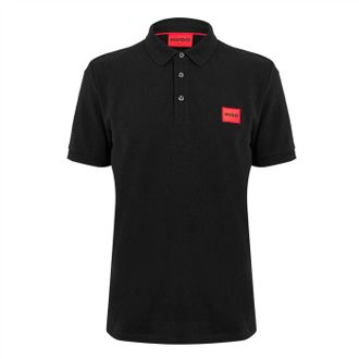 HUGO BOSS Hugo Heren Dereso Poloshirt Met Korte Mouwen (Zwart)