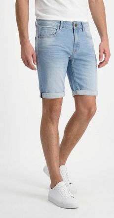 Cars Jeans Jeansshorts CARS JEANS SEATLE Short, Herren, Gr. XS, N-Gr, blau (bleached used), Web, Obermaterial: 86% Baumwolle, 13% Polyester, 1% Elasthan, unifarb