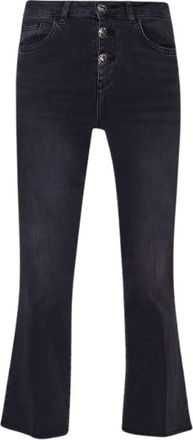Liu Jo Cropped Flare Jeans - Dames - Jeans - Zwart - Maat: W31