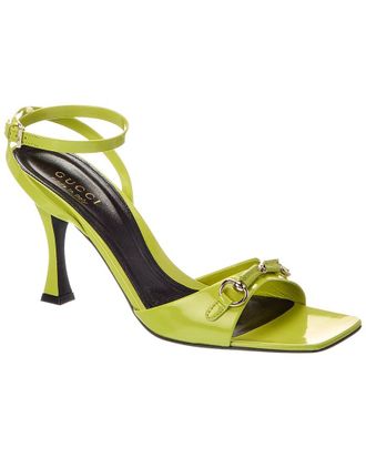 Gucci Horsebit Patent Sandal