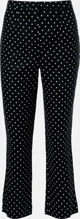 Faithfull The Brand Iria polka-dot linen capri pants