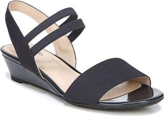 Life Stride SHOES Yolo Wedge Sandal in Navy at Nordstrom, Size 9.5
