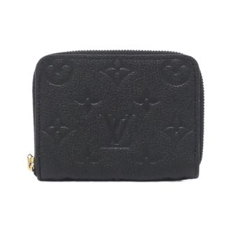 Louis Vuitton Black Monogram Leather Coin Purse/Coin Case (Pre-Owned)