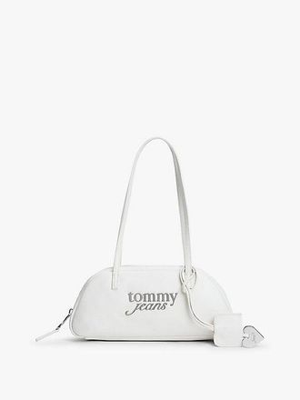 Tommy Hilfiger Metal Logo Charm Shoulder Bag