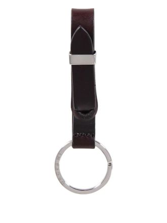 Orciani Leren sleutelhanger - Bruin