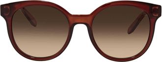 Ferragamo Ferragamo Brown Gradient Teacup Ladies Sunglasses SF833S 210 53